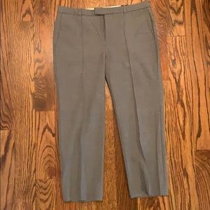 J. Crew Tollegno 1900 Gray Ankle Trousers